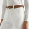 Woman Seed Heritage Belts-Vanessa Woven Leather Belt