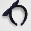 Girl Seed Heritage Hair Accessories-Velvet Bow Headband