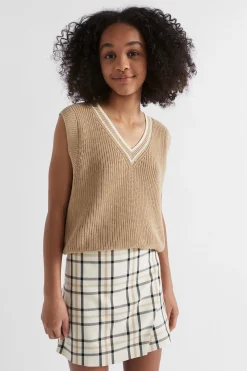 Teen Girl Seed Heritage Jackets & Vests-V-Neck Vest