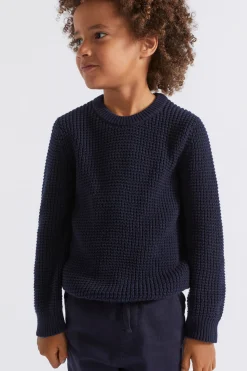Boy Seed Heritage Knitwear & Sweaters-Waffle Crew Knit