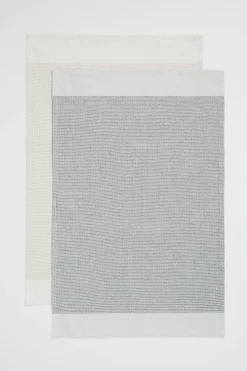 Seed Heritage Kitchen & Dining-Waffle Teatowel Set Of Two