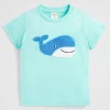 Baby Boy Seed Heritage T-Shirts & Tops-Whale Tee