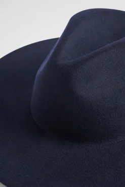 Woman Seed Heritage Hats & Gloves-Wide Brim Wool Fedora