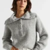 Woman Seed Heritage Knitwear & Sweaters-Wide Collared Knit