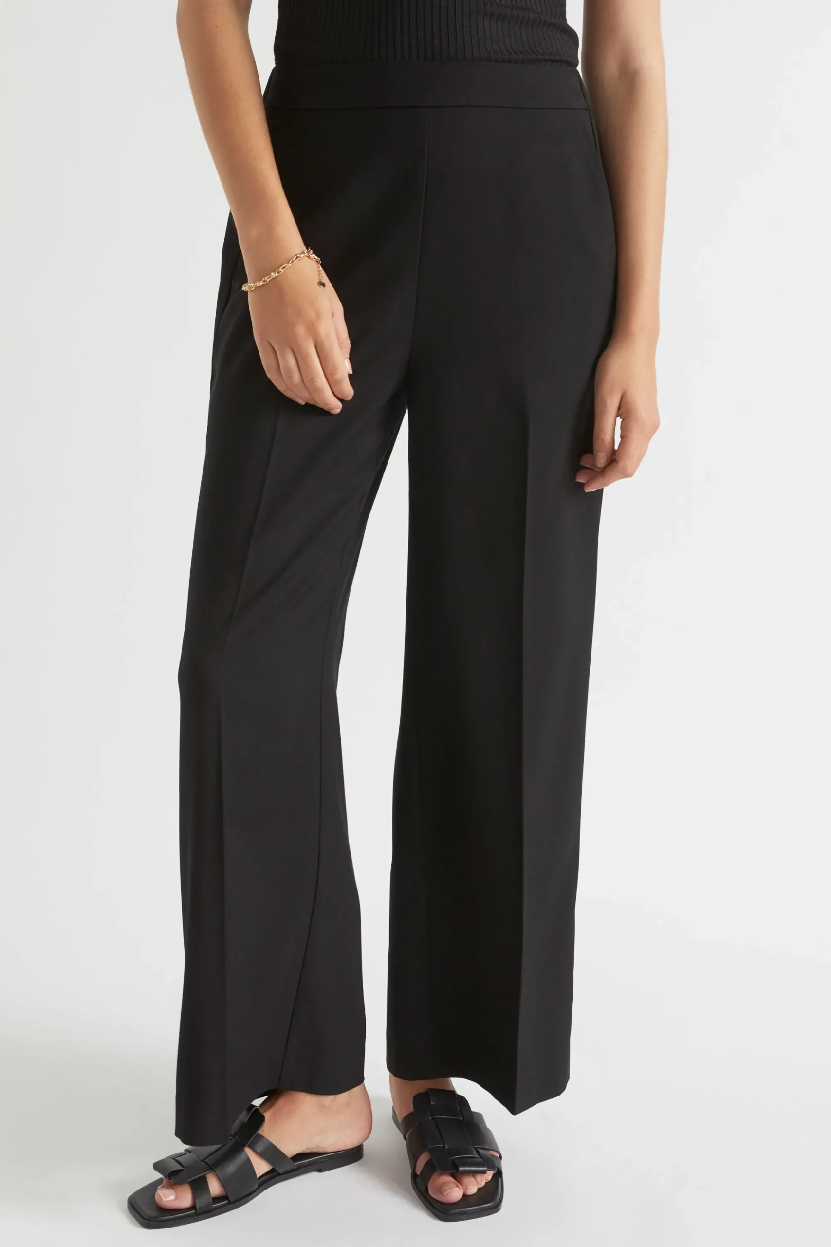 Woman Seed Heritage Pants-Wide Leg Elasticated Pant