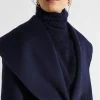 Woman Seed Heritage Jackets & Vests-Wool Blend Full Length Coat