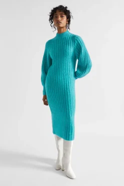 Woman Seed Heritage Knitwear & Sweaters-Wool Blend Knit Midi Dress
