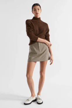 Woman Seed Heritage Knitwear & Sweaters-Wool Blend Mock Neck Knit