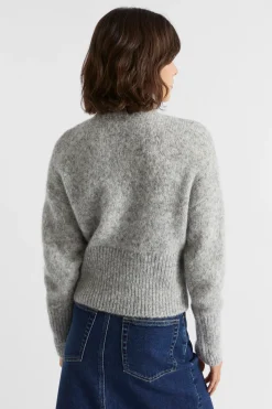 Woman Seed Heritage Knitwear & Sweaters-Wool Blend Mock Neck Knit