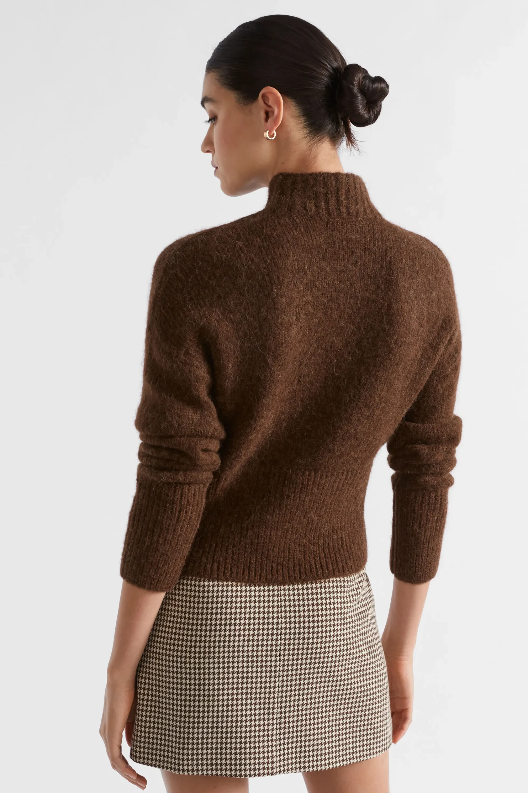 Woman Seed Heritage Knitwear & Sweaters-Wool Blend Mock Neck Knit