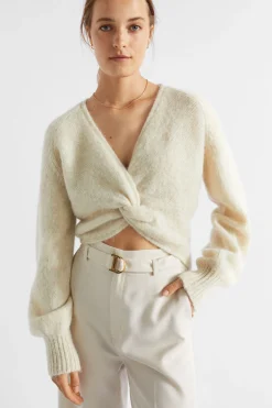 Woman Seed Heritage Knitwear & Sweaters-Wool Blend Twist Knit