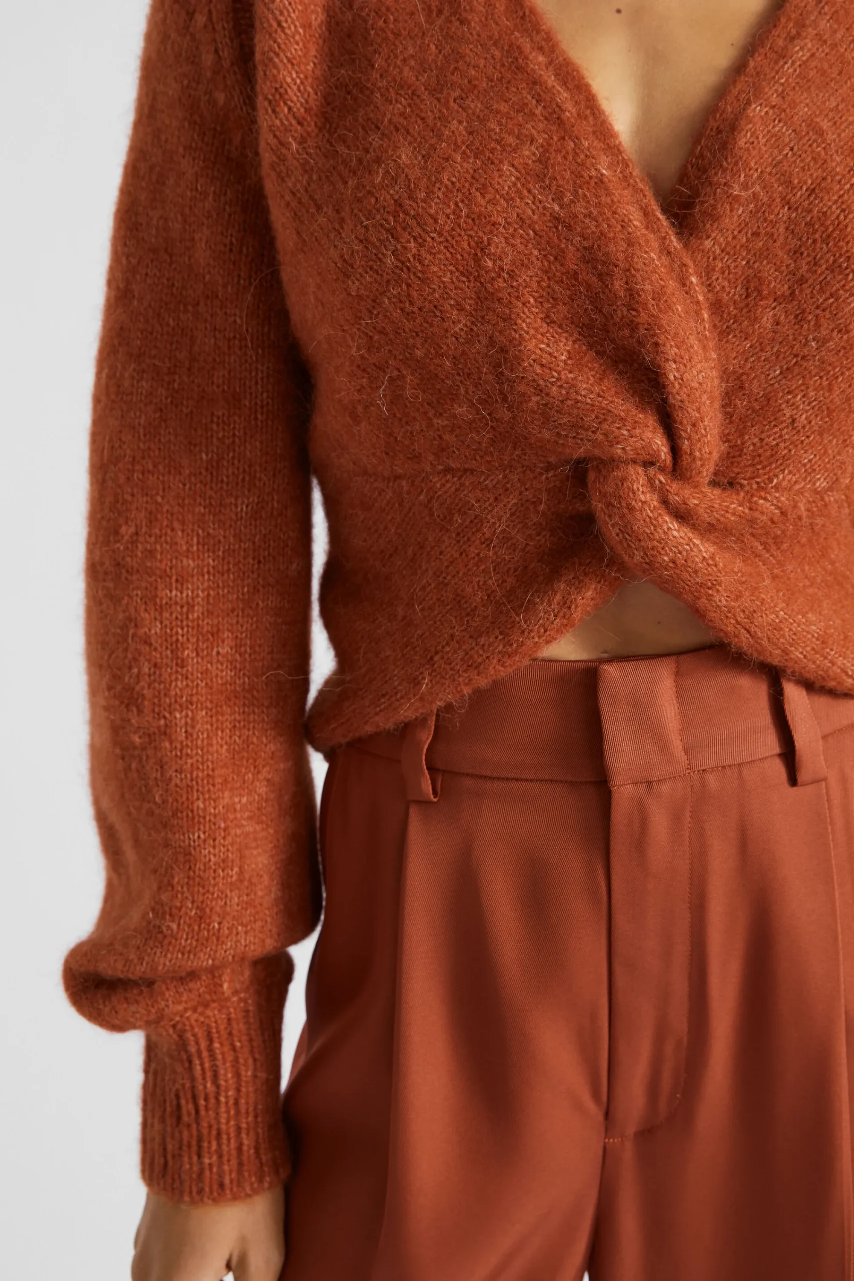Woman Seed Heritage Knitwear & Sweaters-Wool Blend Twist Knit