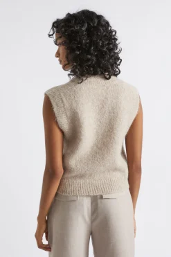 Woman Seed Heritage Jackets & Vests-Wool Blend Vest