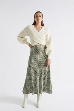 Woman Seed Heritage Knitwear & Sweaters-Wool Blend Wrap Sweater