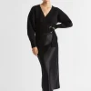 Woman Seed Heritage Knitwear & Sweaters-Wrap Front Sweater