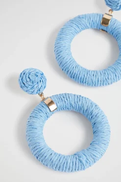 Woman Seed Heritage Jewellery-Wrapped Circle Earring