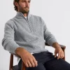 Man Seed Heritage T-Shirts & Sweaters-Zip Knit Sweater