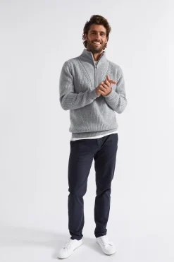 Man Seed Heritage T-Shirts & Sweaters-Zip Knit Sweater